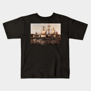 BOUNTY PASSING WAPPING LONDON Kids T-Shirt